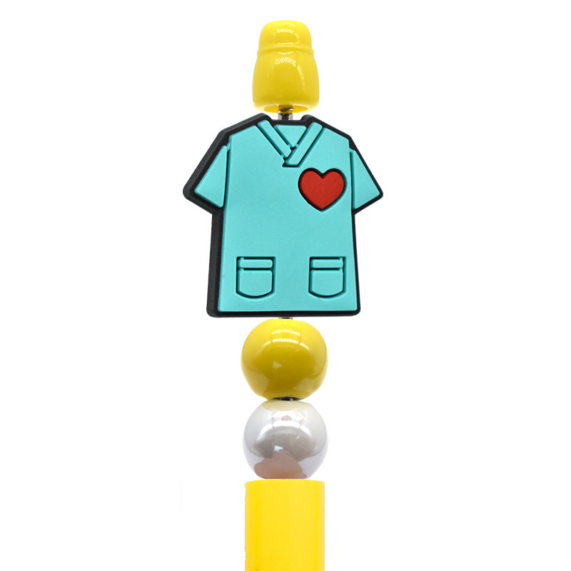 Wholesale  Random 100pcs/pack  Medical Series Ballpoint Pen Beads